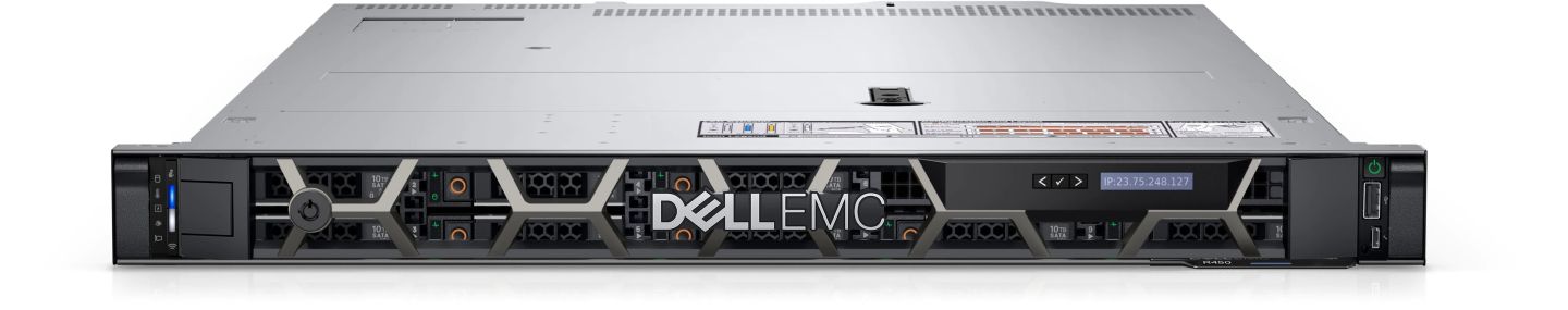 DELL PowerEdge R450 servere 480 Giga Bites Cabinet metalic (1U) Intel® Xeon® Silver 4309Y 2,8 GHz 16 Giga Bites DDR4-SDRAM 1100 W_3