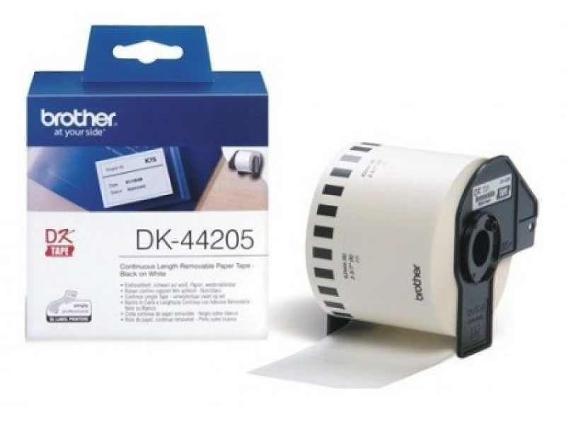 WHITE REMOVABLE PAPER TAPE 62MM