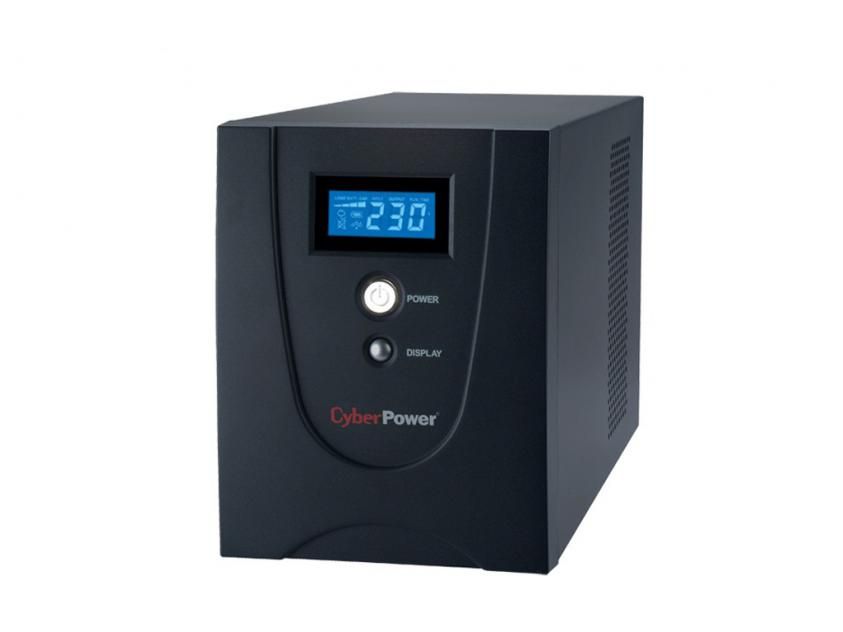 UPS CYBER POWER Line Int. cu management, LCD, tower,  2200VA/ 1320W, AVR, 6 x socket IEC, display LCD, 2 x baterie 12V/9Ah, Backup 1 - 6 min, incarcare 8h, USB, RS232, combo RJ45, GreenPower (Energy Saving),  VALUE2200EILCD   (include TV 23 lei)