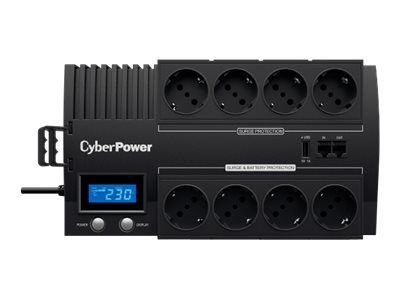 UPS CYBER POWER Line Int. cu management, LCD, brick,  1200VA/ 720W, AVR, 8 x socket Shucko, display LCD, 2 x baterie 12V/5.8Ah, Backup 51-80min, incarc.8h, USB, USB Charger Port, combo RJ45, GreenPower (Energy Saving), 