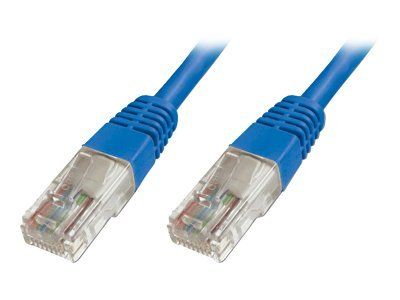 DIGITUS CAT 5e U-UTP patch cable PVC AWG 26/7 length 0.5 m color blue_1