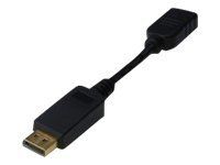 DIGITUS adaptor cable displayPort HDMI M/F 0.15m AW28_1