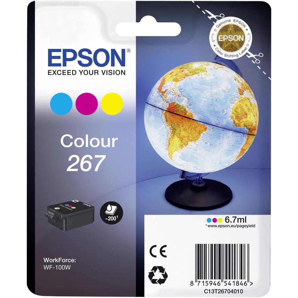 Cartus cerneala Epson C13T26704010 ,Color ,200 pagini ,Original (267) 
