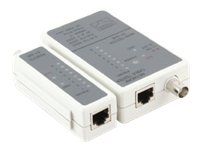 TESTER CABLU RETEA GEMBIRD pt. cablu UTP, FTP si coaxial, 