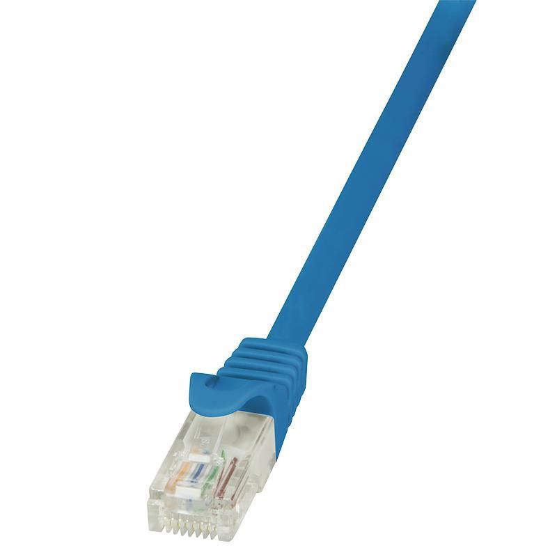 PATCH CORD UTP LOGILINK Cat6, cupru-aluminiu, 1 m, albastru, AWG24, 