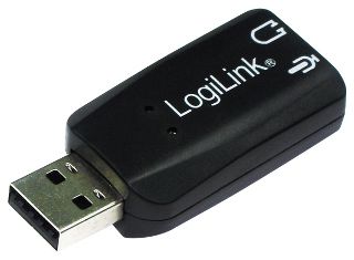PLACA de SUNET Logilink, extern, 5.1, interfata USB 2.0, conectori 3.5 mm jack, 
