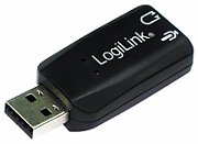 PLACA de SUNET Logilink, extern, 5.1, interfata USB 2.0, conectori 3.5 mm jack, 