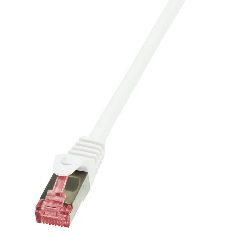 PATCH CORD S/FTP LOGILINK Cat6, LSZH, cupru, 20 m, alb, AWG27, dublu ecranat 