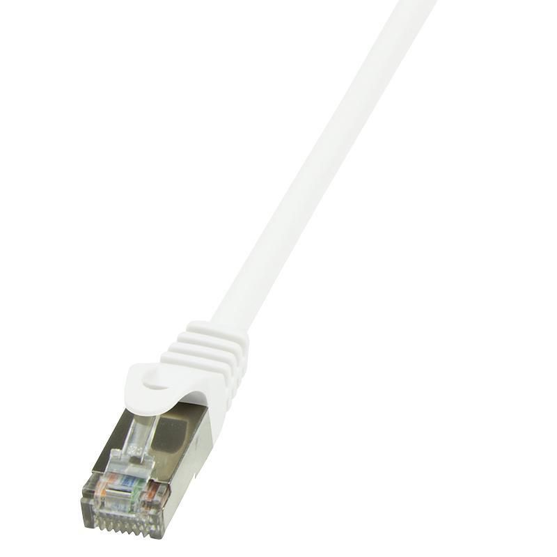 PATCH CORD FTP LOGILINK Cat6, cupru-aluminiu, 15 m, alb, AWG26, ecranat 
