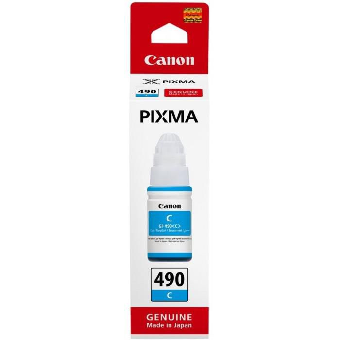 Cartus cerneala Canon GI-490 C, cyan, capacitate 70ml, pentru echipamente CISS G1400 / G2400 / G3400 / G4400 / G1411 / G2411 / G3411 / G4411._1
