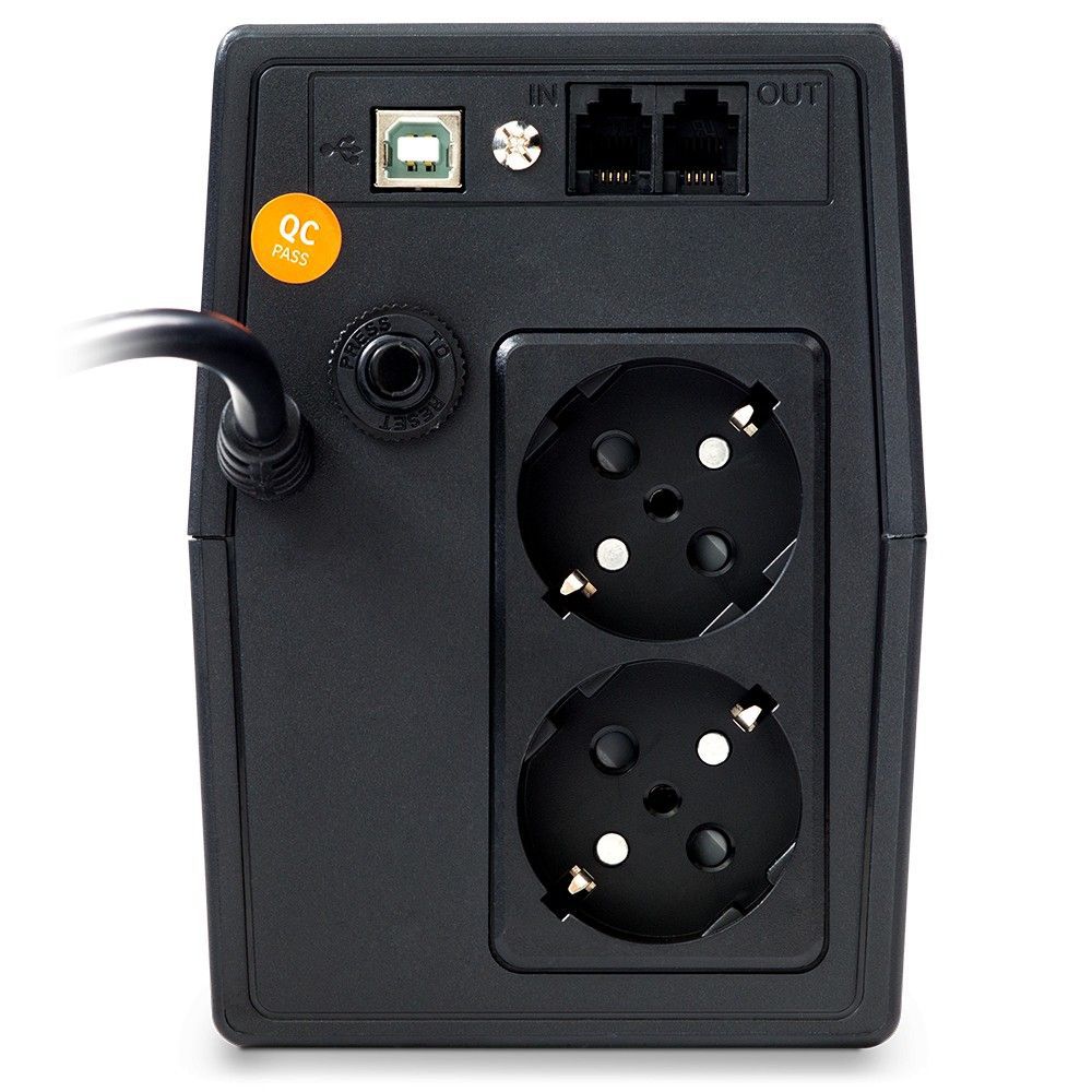 nJoy | PWUP-LI060H1-AZ01B| Horus Plus 600  | UPS | Line interactive | 600 VA | 360 W | Tower | Nr iesiri 2 Schuko | Intrare Schuko | Software Management via USB,  protectie RJ45/R11, LCD_11