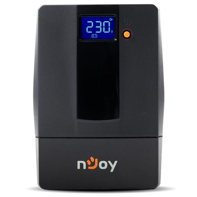 nJoy | PWUP-LI060H1-AZ01B| Horus Plus 600  | UPS | Line interactive | 600 VA | 360 W | Tower | Nr iesiri 2 Schuko | Intrare Schuko | Software Management via USB,  protectie RJ45/R11, LCD_5