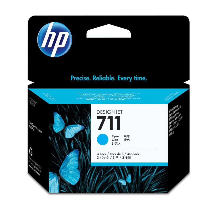 Tinte HP Dsgnj T52x cyan No.711 CZ134A_1