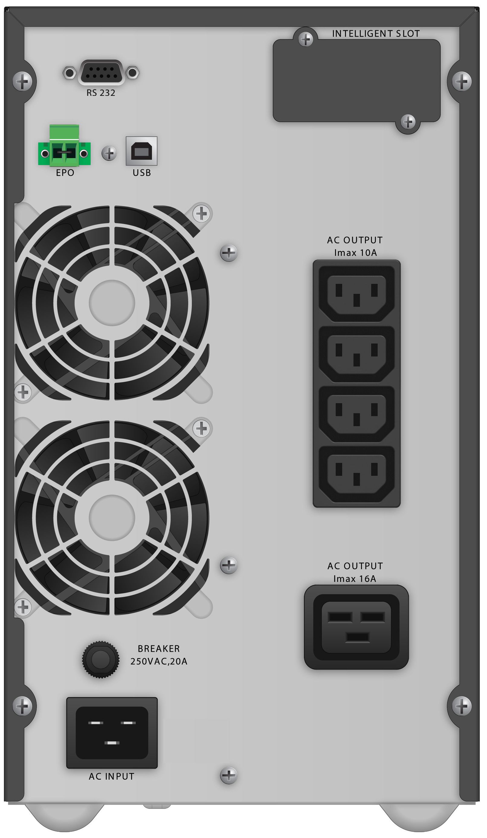 PowerWalker VFI 3000 TG Double-conversion (Online) 3 kVA 2700 W 5 AC outlet(s)_3