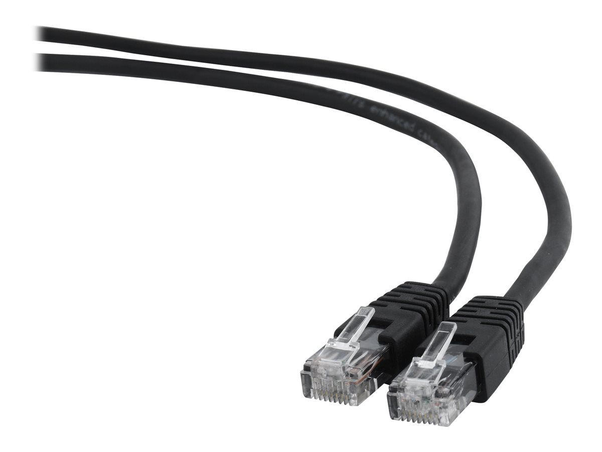 GEMBIRD PP6U-0.25M/BK Gembird Patch cord UTP Cat6 0.25 m black_1