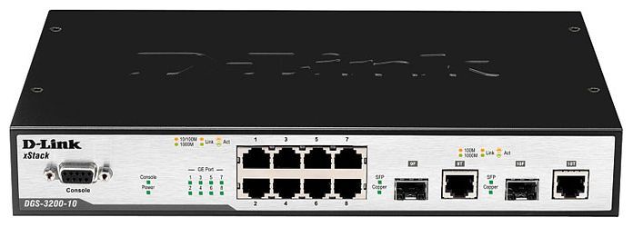 SWITCH D-LINK  8 porturi 10/100Mbps, carcasa plastic.  DES-1008D  (include timbru verde 1.5 lei)