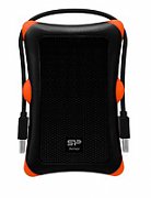 SILICONPOW SP010TBPHDA30S3K External HDD Silicon Power Armor A30 2.5 1TB USB 3.0, Anti-shock, Black_1