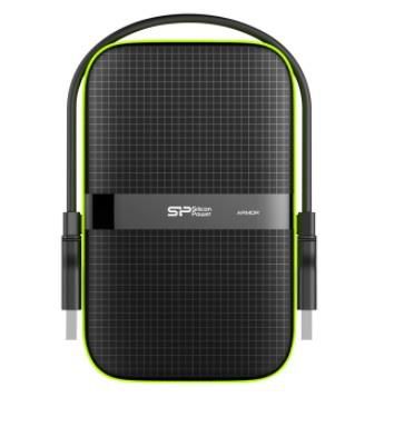 SILICONPOW SP010TBPHDA60S3K External HDD Silicon Power Armor A60 2.5 1TB USB 3.0, IPX4, Black_1