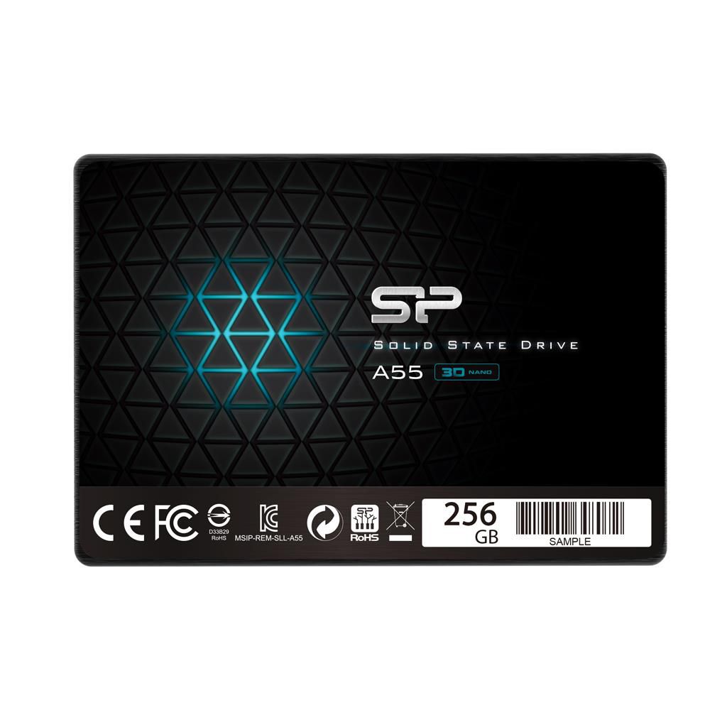 SILICON POWER SP256GBSS3A55S25 SSD 256GB 2.5 Ace A55 SATA3 R/W:550/450 MB/s 3D NAND_1