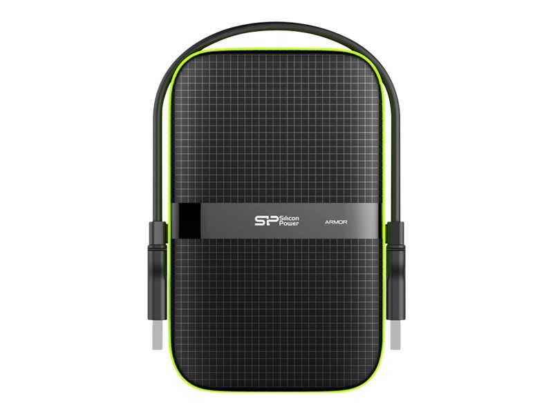 SILICONPOW SP040TBPHDA60S3K External HDD Silicon Power Armor A60 2.5 4TB USB 3.0, IPX4, Black_1