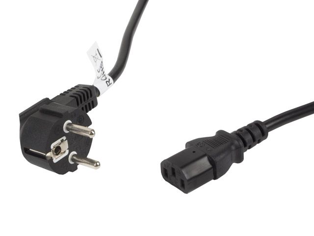 Lanberg CA-C13C-11CC-0050-BK power cable Black 5 m C13 coupler CEE7/7_1
