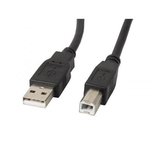 Lanberg CA-USBA-11CC-0050-BK USB cable 5 m USB 2.0 USB B Black_1