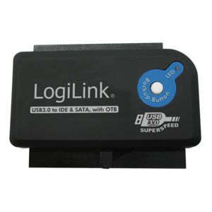 ADAPTOR USB LOGILINK, USB 3.0 (T) la IDE (M) ori S-ATA (M), adaptor USB la unitati 2.5