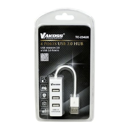 VAKOSS HUB USB 2.0 TC-234UX_2