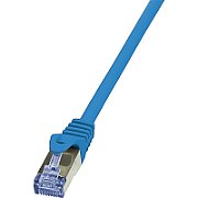 PATCH CORD S/FTP LOGILINK Cat6a, LSZH, cupru, 1.5 m, albastru, AWG26, dublu ecranat 
