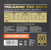 Modecom Volcano Gold power supply unit 750 W ATX Black_2