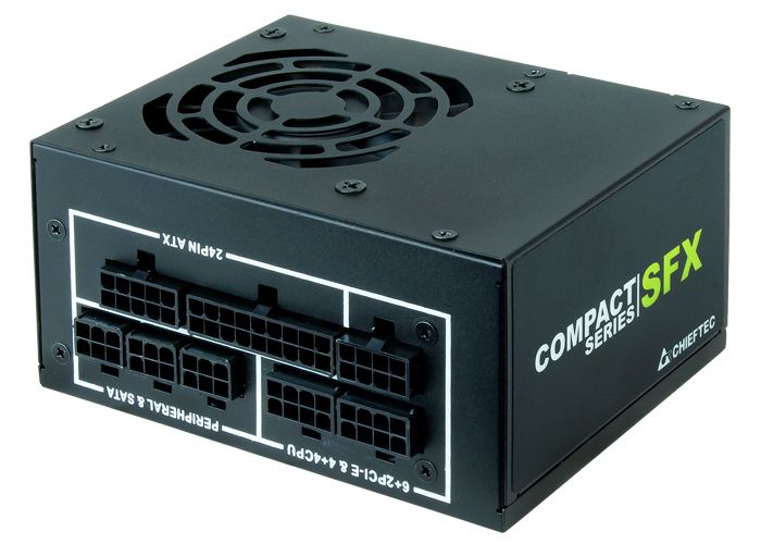 SURSA CHIEFTEC 550 (real), SFX (incl. bracket ATX), modulara, fan 8cm, certificare 80PLUS Gold, 1x CPU 8, 2x PCI-E (6+2), 4x SATA  CSN-550C  (include TV 1.5 lei)