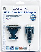 CABLU USB LOGILINK adaptor, USB 3.0 (T) la RJ45 (M), 25cm, 10/100/1000 Mbit/s, negru, 