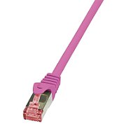 PATCH CORD S/FTP LOGILINK Cat6, LSZH, cupru, 1.5 m, roz, AWG27, dublu ecranat 