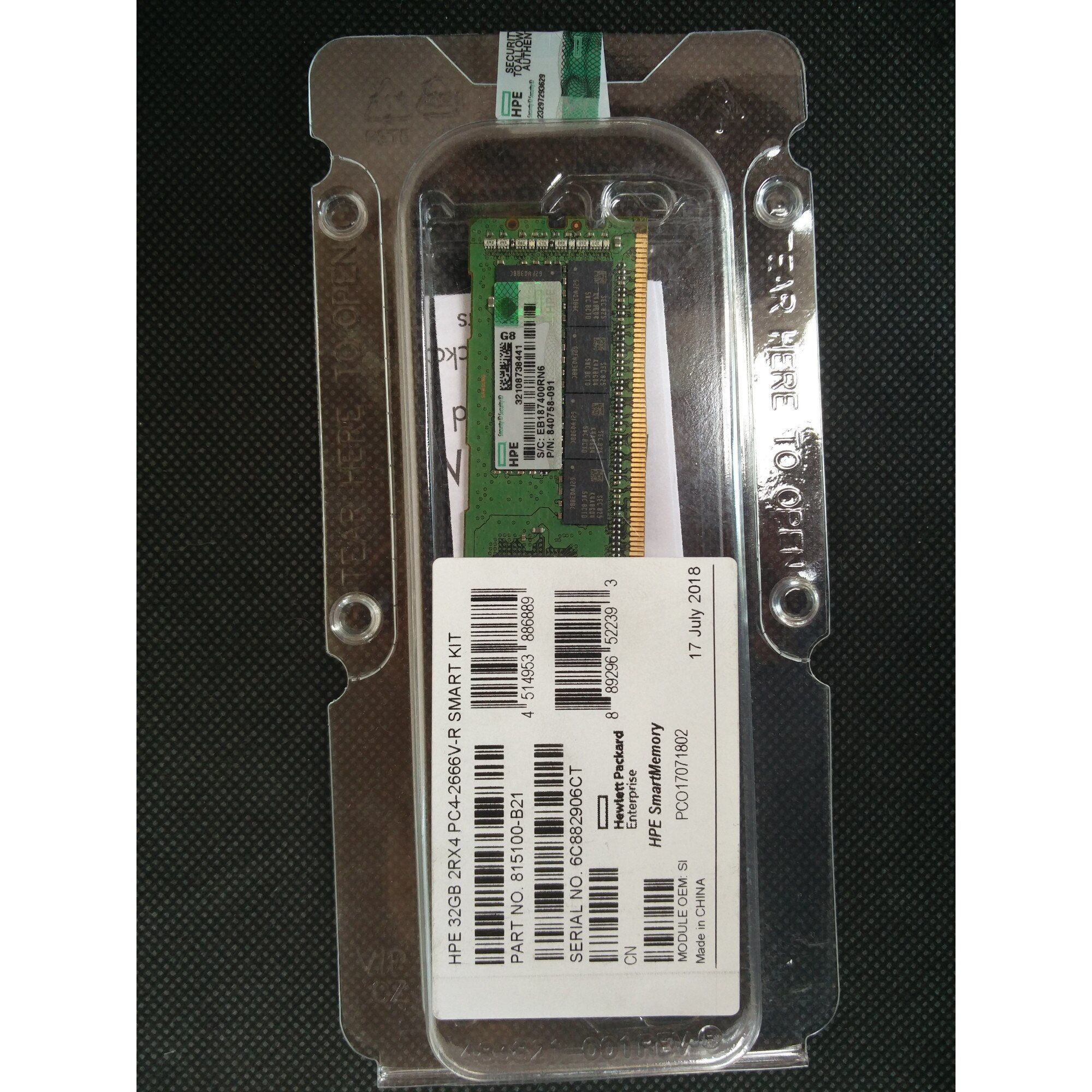 HPE 32GB 2Rx4 PC4-2666V-R Smart Kit_2