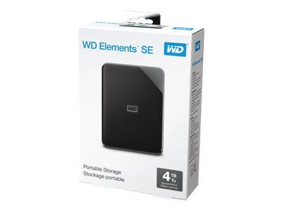 WDC WDBJRT0040BBK-WESN External HDD WD Elements SE Portable 2.5 4TB USB3.0 Black_1