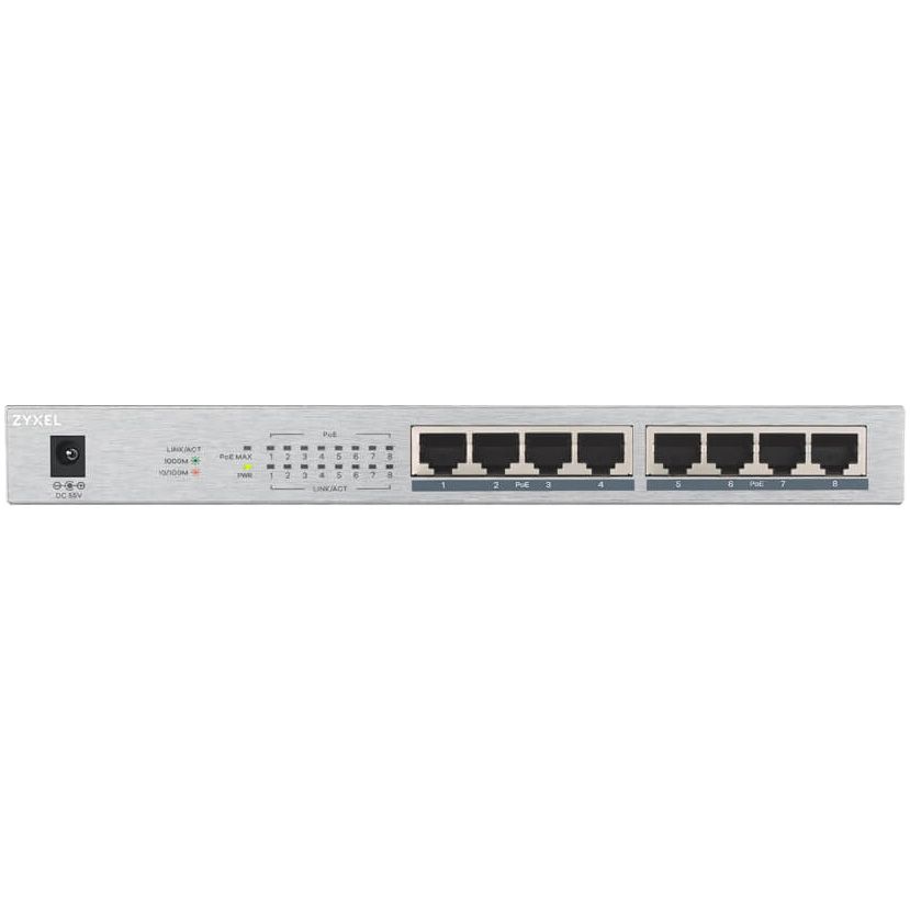 ZYXEL | GS1008HP-EU0101F | GS1008-HP |  Switch | POE | Porturi 8 Gigabit PoE | 60 W_3