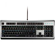 CANYON Wired multimedia gaming keyboard with lighting effect, 20pcs rainbow LED & 19pcs RGB light, Numbers 104keys, EN double injection layout, cable length 1.8M, 446*160*40mm, 0.98kg, color Dark grey_1