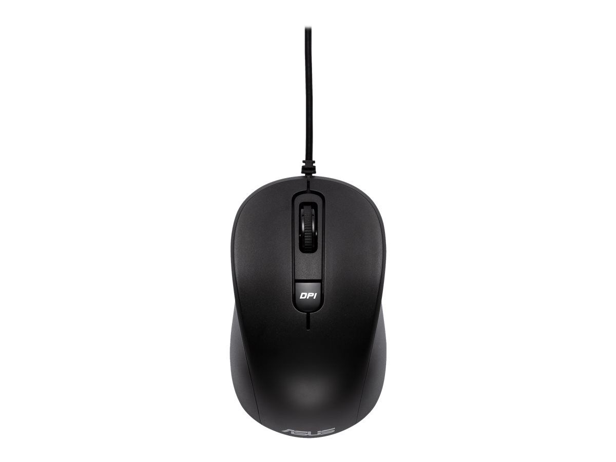 ASUS Optical Mouse MU101C Wired 1.5m USB 1000dpi 3 Buttons scroll 115x60x35mm 85g Black_2