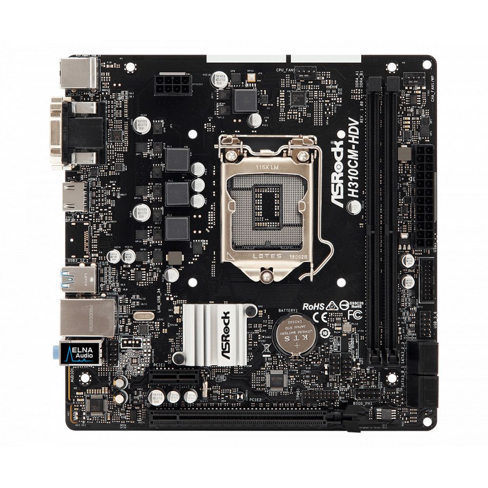 Asrock H310CM-HDV Intel® H310 LGA 1151 (Socket H4) micro ATX_2