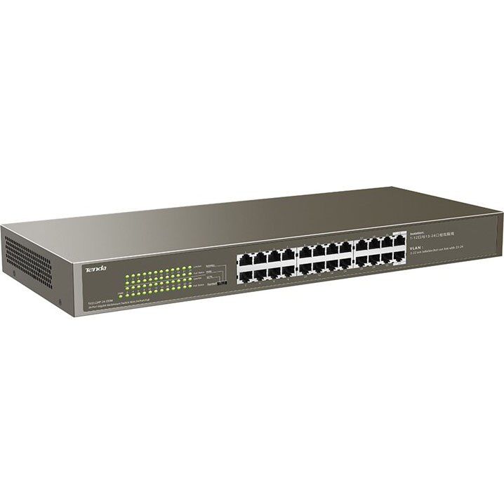 Tenda  | TEG1124P-24-250W |  Switch | POE |Rackmount | Porturi 24 Gigabit PoE |230 W | CCTV | Acoperire pana la 250m | Protectie fulger_2