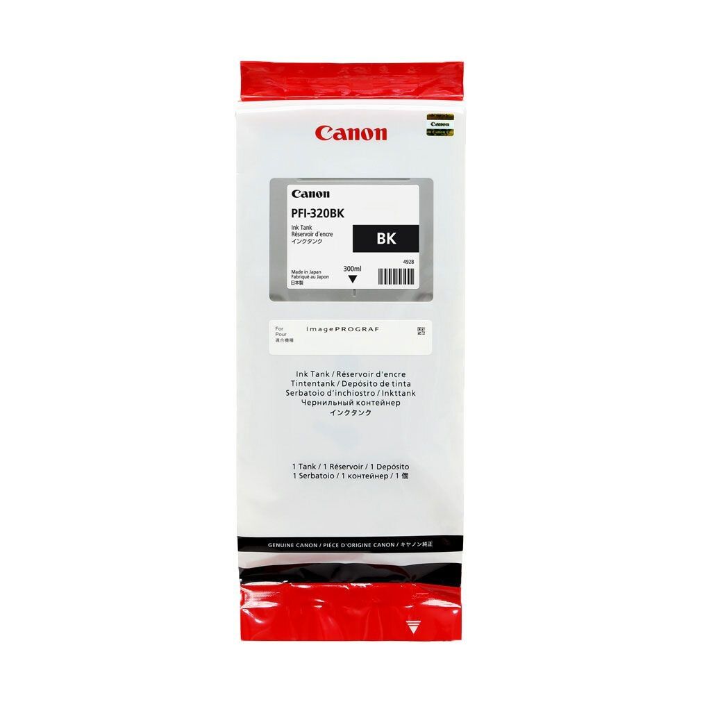 Cartus cerneala Canon PFI-320BK, black, capacitate 300ml, pentru Canon TM 200/205/300/305._1
