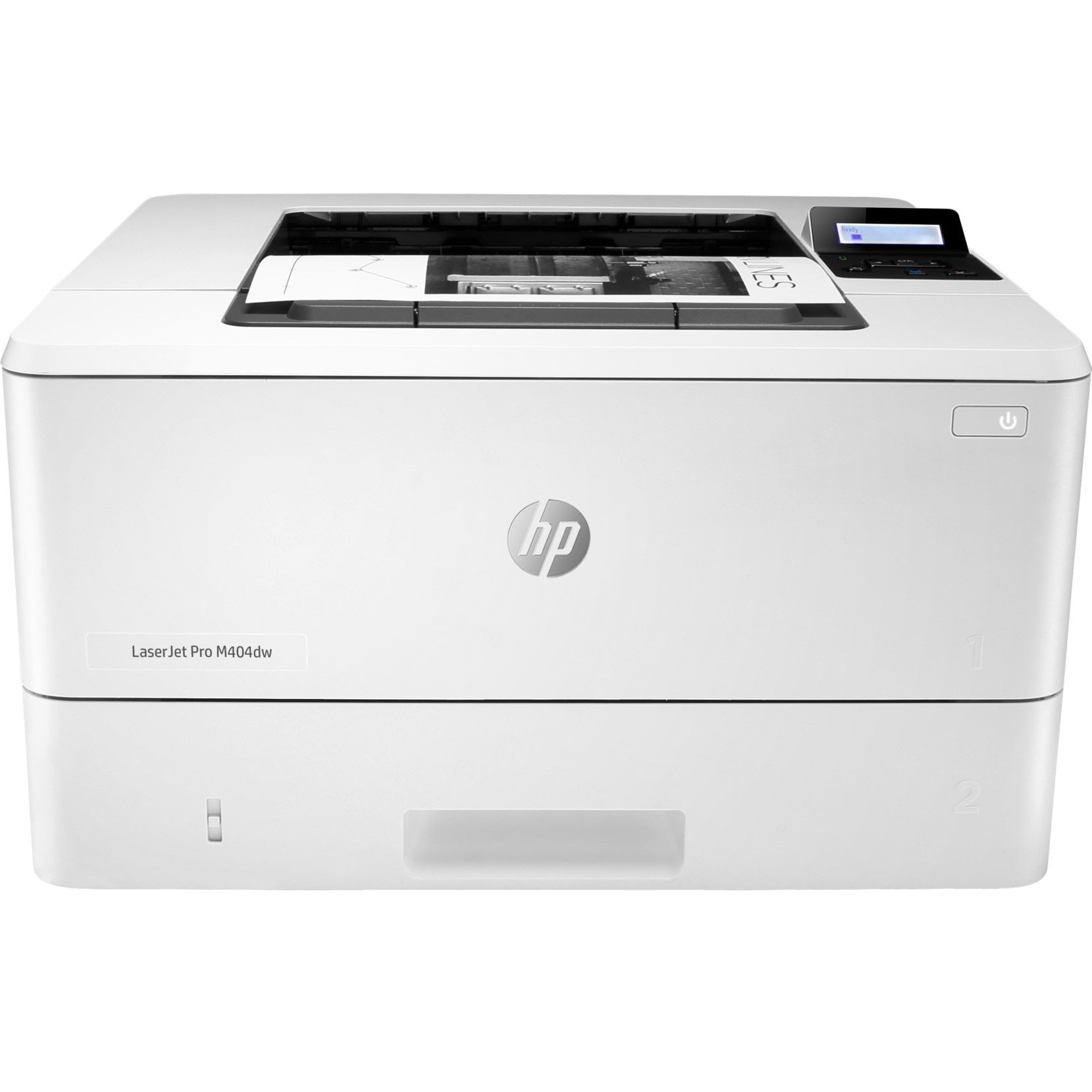 Imprimanta laser monocrom HP LaserJet Pro M404dw Printer; A4, max 38ppm, 600x600dpi (4800x600 enhanced dpi black), 256MB RAM, procesor 1200MHz, fpo 6.3 sec (ready); HP PCL 6, HP PCL 5c, HP postscript level 3 emulation, PDF, URF, PWG Raster; tavi 100+250 co_1