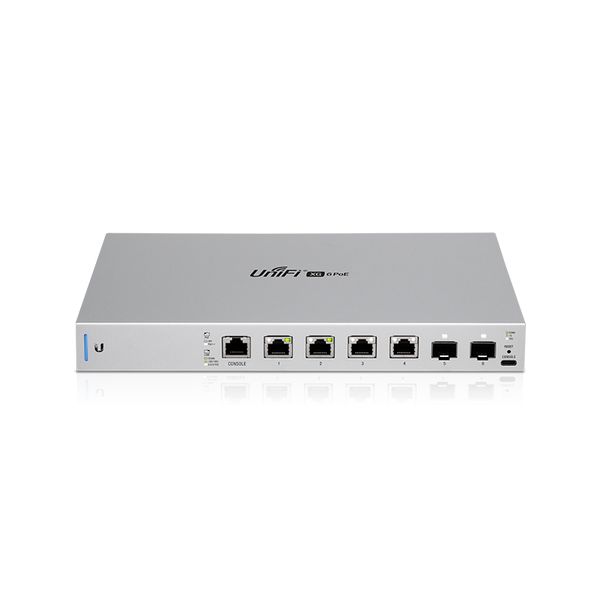 Ubiquiti UniFi switch 6 porturi USG-XG-6POE, 2x 1/10 SFP+, 4x 802.bt PoE++ Ports, 1U Rack- Mountable, consum maxim 40w._1