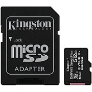 KINGSTON SDCS2/512GB Kingston 512GB micSDXC Canvas Select Plus 100R A1 C10 Card + ADP_2