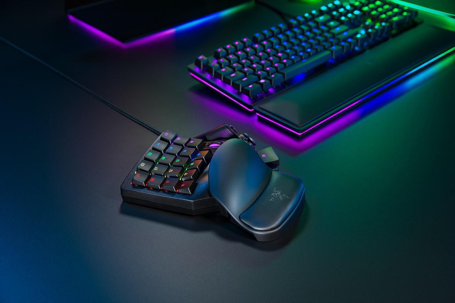 Keypad gaming Razer Tartarus Pro, switch optic analog progresiv, iluminare Chroma RGB, Negru_1