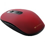 Canyon 2 in 1 Wireless optical mouse with 6 buttons, DPI 800/1000/1200/1500, 2 mode(BT/ 2.4GHz), Battery AA*1pcs, Red, silent switch for right/left keys, 65.4*112.25*32.3mm, 0.092kg_3