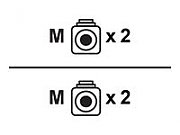 UBIQUITI OM3 50/125 Î¼m Duplex LC cable SR LC-UPC/LC-UPC 1m_1