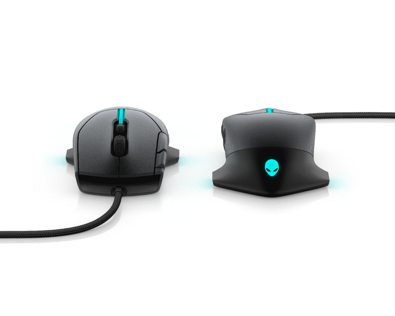 Mouse Dell Alienware Gaming Mouse AW610M, Wired/Wireless, negru_4