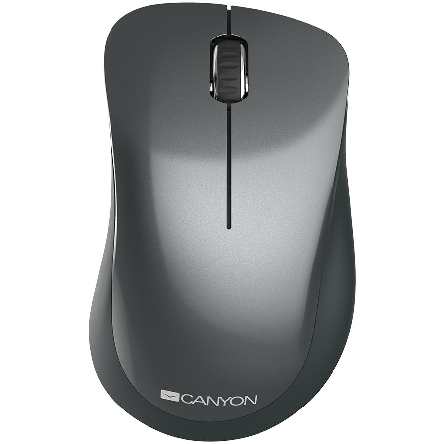Canyon  2.4 GHz  Wireless mouse ,with 3 buttons, DPI 1200, Battery:AAA*2pcs,Black,67*109*38mm,0.063kg_1