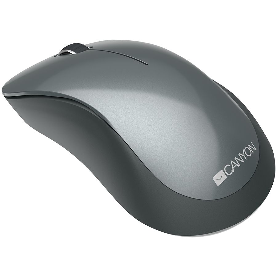 Canyon  2.4 GHz  Wireless mouse ,with 3 buttons, DPI 1200, Battery:AAA*2pcs,Black,67*109*38mm,0.063kg_3